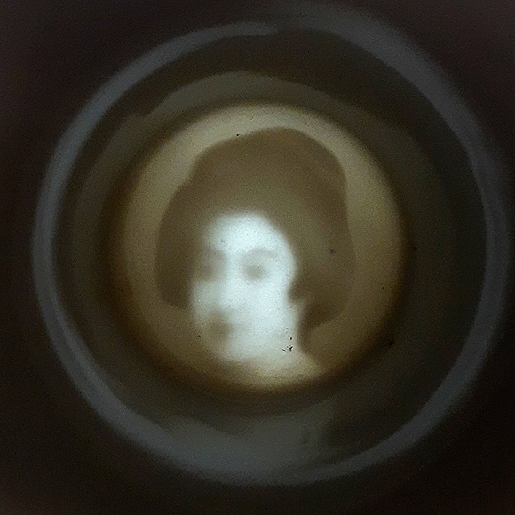 👉*RARE 40s* JAPANESE DRAGONWARE SINGING BIRD SAKI SET w/ GEISHA LITHOGRAPH CUPS - Picture 9 of 10